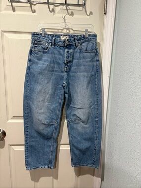 Madewell The Darted Barrel-leg Jeans